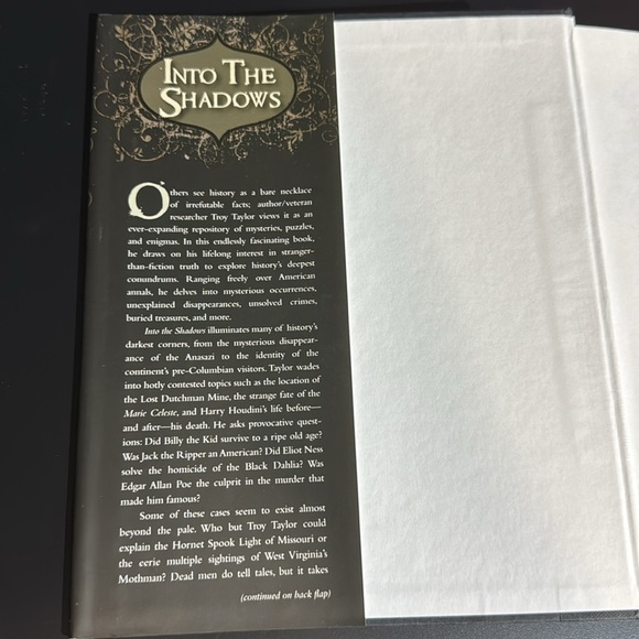 Into The Shadows | Hardcover Book - Picture 7 of 8